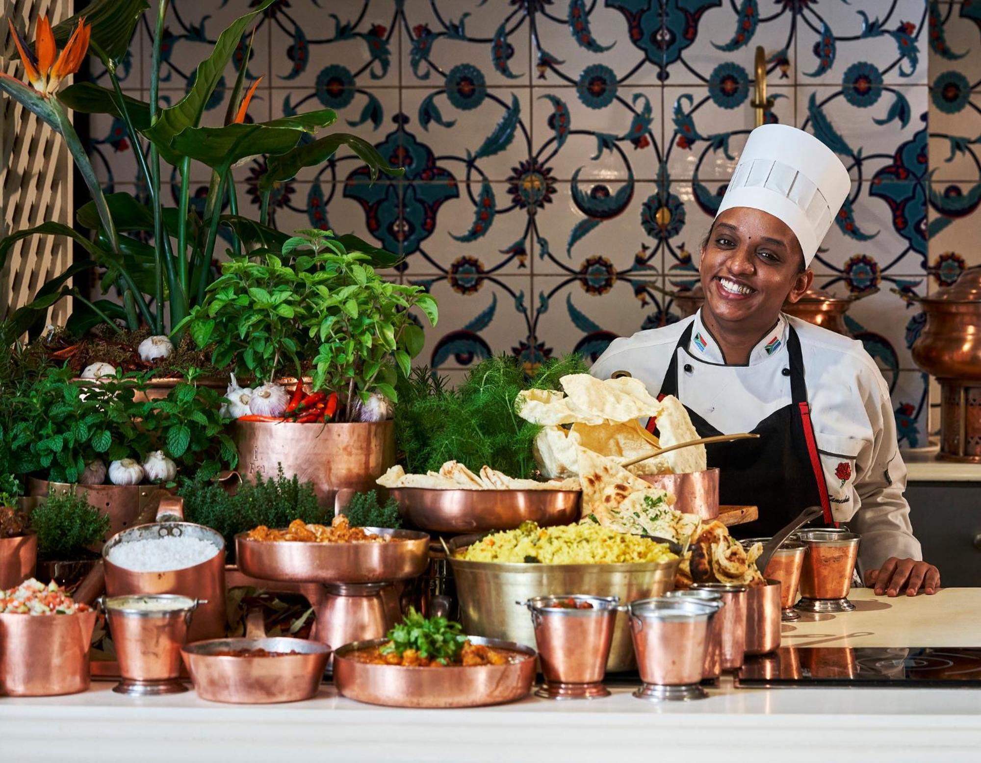 Hotel The Oyster Box Umhlanga Rocks Esterno foto Indian cuisine